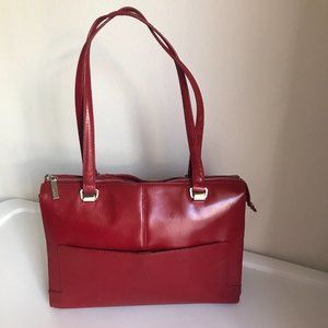 HOBO Red Leather Handbag